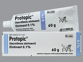 Protopic 0.1 % topical ointment