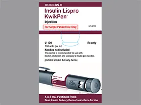 insulin lispro (U-100) 100 unit/mL subcutaneous pen