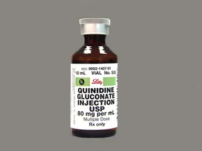 When was quinidine gluconate developed