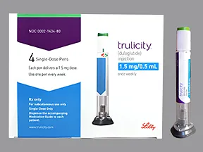 Trulicity 1.5 mg/0.5 mL subcutaneous pen injector