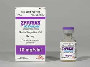 Zyprexa 10 mg intramuscular solution