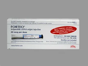 Forteo 20 mcg/dose (600 mcg/2.4 mL) subcutaneous pen injector