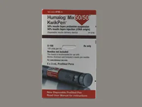 Humalog Mix 50-50 KwikPen U-100 Insulin 100 unit/mL subcutaneous pen