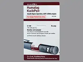 Humalog Kwikpen Insulin Subcutaneous Uses Side Effects Interactions Pictures Warnings Dosing Webmd