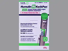 Humulin N Nph Isophane U 100 Insulin Kwikpen Subcutaneous Uses Side Effects Interactions Pictures Warnings Dosing Webmd