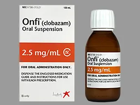 Onfi 2.5 mg/mL oral suspension