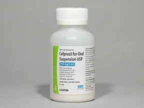 cefprozil 250 mg/5 mL oral suspension