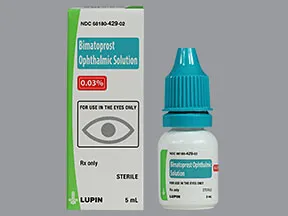 bimatoprost 0.03 % eye drops