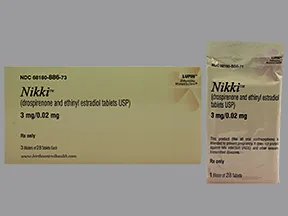Nikki (28) 3 mg-0.02 mg tablet