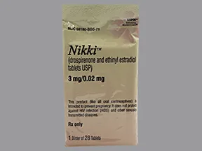 Nikki (28) 3 mg-0.02 mg tablet