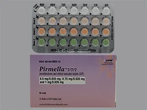 Pirmella 0.5/0.75/1 mg-35 mcg tablet