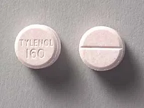 Children's Tylenol 160 mg chewable tablet