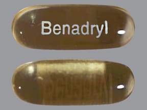 Benadryl 25 mg capsule