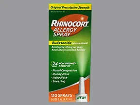 Rhinocort Allergy 32 mcg/actuation nasal spray