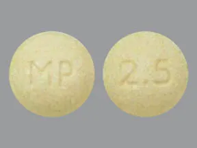 Vecamyl 2.5 mg tablet