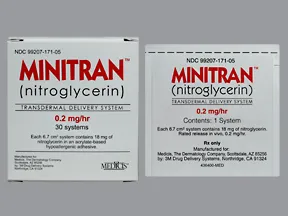 Minitran 0.2 mg/hr transdermal 24 hour patch