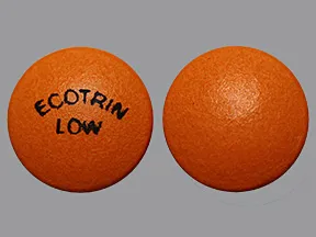 Ecotrin Low Strength 81 mg tablet,enteric coated