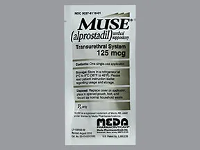 Muse 125 mcg intra-urethral suppository
