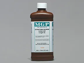 oxybutynin chloride 5 mg/5 mL oral syrup
