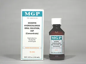 doxepin 10 mg/mL oral concentrate
