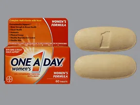 One-A-Day Womens Formula 18 mg iron-400 mcg-500 mg Ca tablet