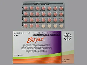 Beyaz (28) 3 mg-0.02 mg-0.451 mg (24)/0.451 mg (4) tablet