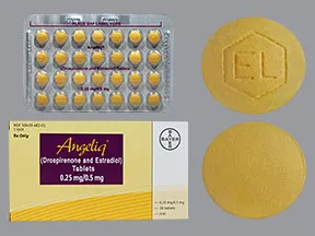 Angeliq 0.25 mg-0.5 mg tablet