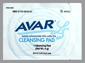 Avar LS 10 %-2 % topical pads