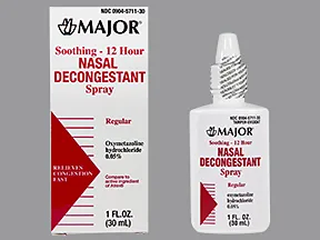 prescription nasal decongestant spray