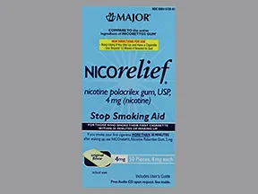 Nicorelief 4 mg gum