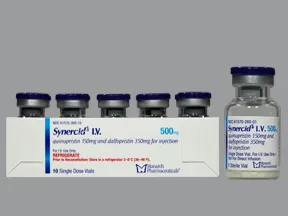 Synercid 500 mg intravenous solution