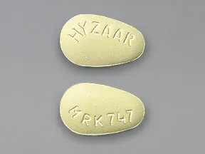 Hyzaar 100 mg-25 mg tablet