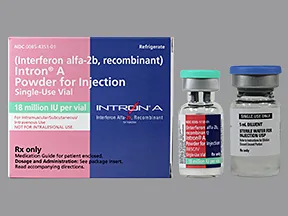Intron A 18 million unit (1 mL) solution for injection