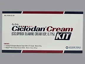 Ciclodan Kit 0.77 % topical combo pack