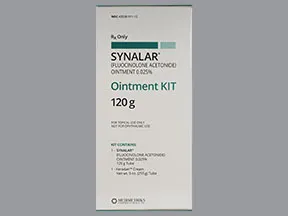 Synalar Ointment Kit 0.025 % topical pack,ointment and cream