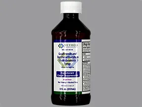 dextromethorphan-guaifenesin 10 mg-100 mg/5 mL oral syrup