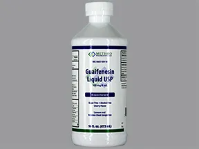 guaifenesin 100 mg/5 mL oral liquid