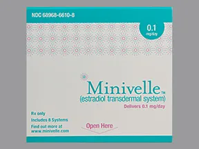 Minivelle 0.1 mg/24 hr transdermal patch