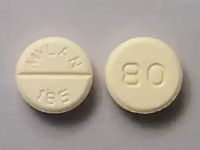 Propranolol hcl 80mg