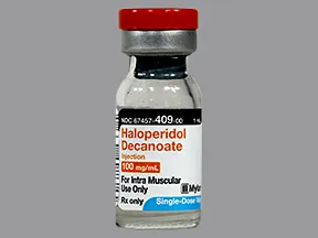 haloperidol decanoate 100 mg/mL intramuscular solution