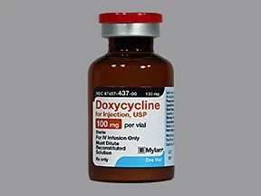 Doxycycline Hyclate Intravenous: Uses, Side Effects, Interactions ...