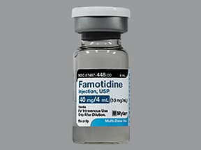 famotidine intravenous pepcid vial otc dosing