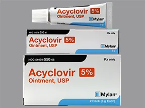 acyclovir 5 % topical ointment