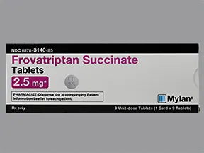 frovatriptan 2.5 mg tablet