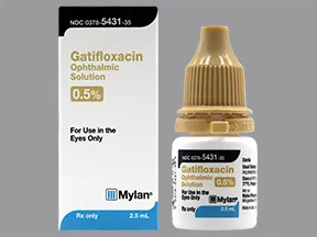 gatifloxacin 0.5 % eye drops