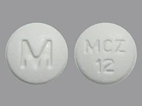 meclizine 12.5 mg tablet