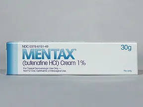 Mentax 1 % topical cream