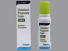 clobetasol-emollient 0.05 % topical foam