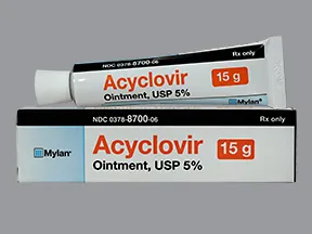 acyclovir 5 % topical ointment