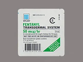 fentanyl 50 mcg/hr transdermal patch